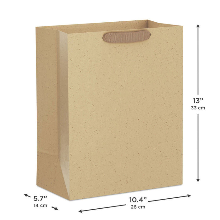 13" Kraft Paper Large Gift Bag