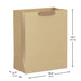13" Kraft Paper Large Gift Bag