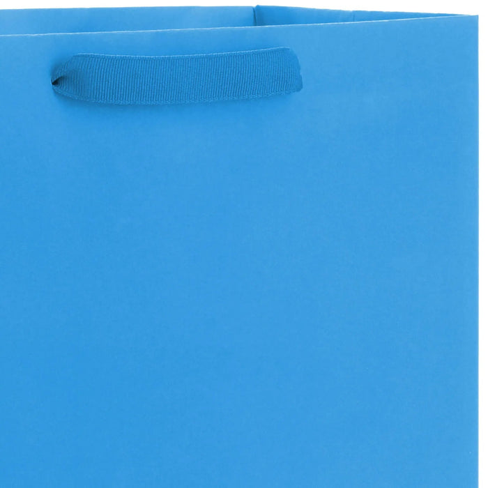 13-inch large royal blue gift bag for birthdays, graduations, holidays, and special occasion gifts.