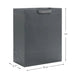 Hallmark 13-inch gray large gift bag with sturdy handles and modern design for birthdays, holidays, and special occasions