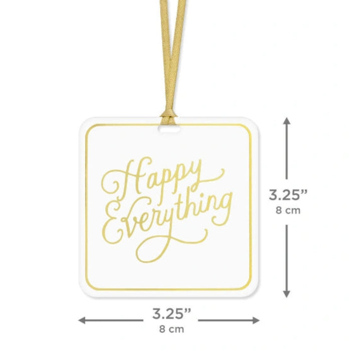 Hallmark 3.2 inch Celebrate Folded Gift Tag for birthday and celebration gift wrapping