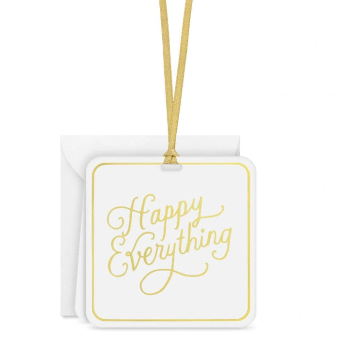 Hallmark 3.2 inch Celebrate Folded Gift Tag for birthday and celebration gift wrapping