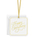 Hallmark 3.2 inch Celebrate Folded Gift Tag for birthday and celebration gift wrapping