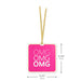 Hallmark : 3.2" OMG Folded Gift Tag