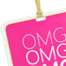 Hallmark : 3.2" OMG Folded Gift Tag