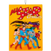  Hallmark DC Justice League comic book ornament featuring a classic comic cover design with iconic superheroes, collectible Christmas tree decoration for DC Comics fans.