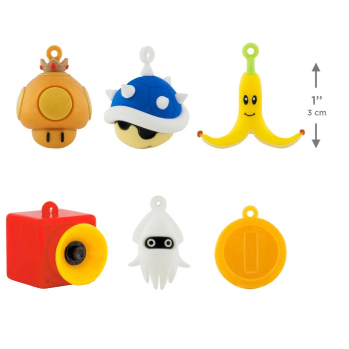 This Hallmark Mini Nintendo Mario Kart™ Shatterproof Hallmark Ornaments Set of 6 brings the excitement of the Mushroom Kingdom to your holiday décor.