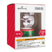 Hallmark Peanuts Snoopy musical snow globe Christmas ornament with swirling snow, festive holiday music, motion, and hanger attachment.