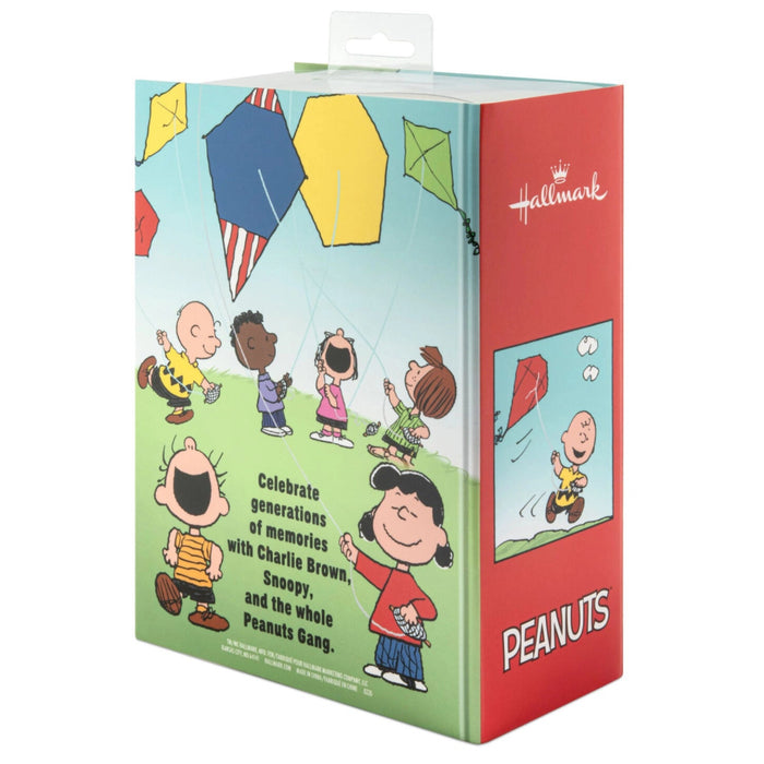 Peanuts® Charlie Brown and Snoopy Hallmark Ornaments Set of 2 featuring classic Peanuts characters in festive holiday designs for Christmas tree decorating and collectible holiday displays.