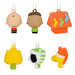 Mini Peanuts® Shatterproof Hallmark Christmas Ornaments Set of 6 featuring Charlie Brown, Snoopy, and friends for festive holiday tree decorating.