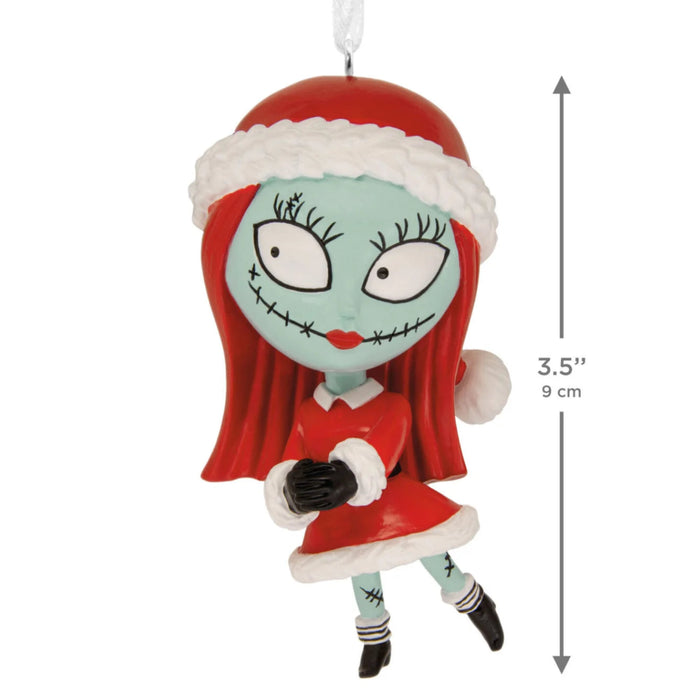 Disney Tim Burton's The Nightmare Before Christmas Festive Sally Hallmark Christmas ornament featuring Sally
