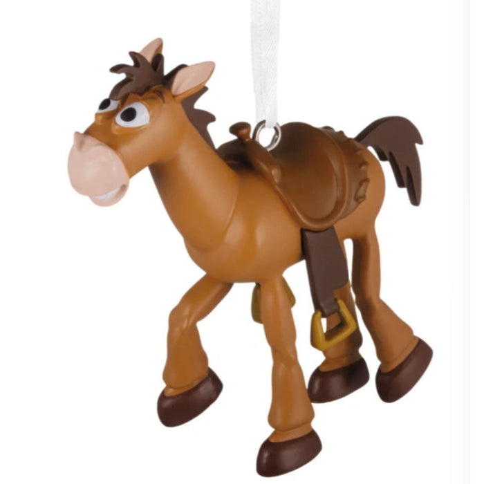 Hallmark Disney/Pixar Toy Story Bullseye Christmas ornament featuring Woody's loyal horse Bullseye in a colorful, detailed resin design for holiday tree decorating and Disney collections.