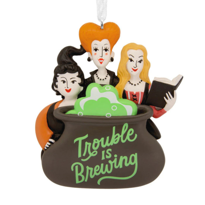 Disney Hocus Pocus Sanderson Sisters Hallmark ornament featuring Winifred, Sarah, and Mary Sanderson