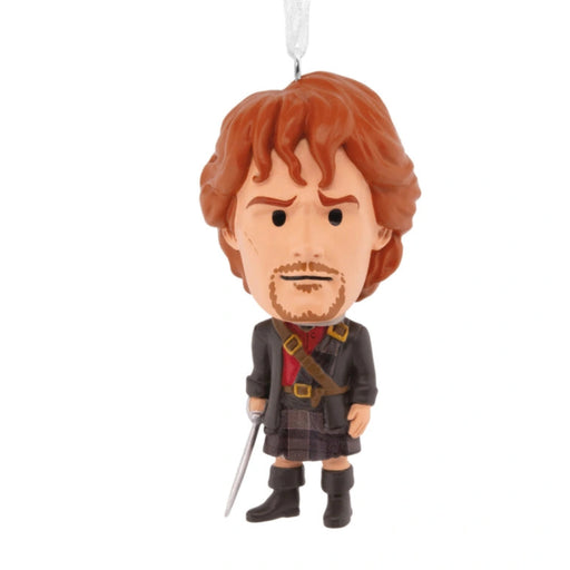 This Hallmark Outlander Jamie Fraser Hallmark Ornament brings the beloved character from the hit historical drama series to your holiday décor collection. 
