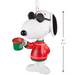 This Hallmark Peanuts® Festive Joe Cool Hallmark Ornament brings the timeless charm of Snoopy's famous Joe Cool persona to your holiday décor.