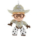 Hallmark A Christmas Story Ralphie Parker Cowboy ornament featuring Ralphie in his cowboy outfit from the classic holiday movie, collectible Christmas tree decoration for movie fans.