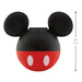 Hallmark Disney Mickey Mouse Ears string light covers, set of 8, featuring black ears and red-and-white button pants in shatterproof plastic.