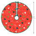 Hallmark Disney Mickey Mouse Ears 48-inch fabric Christmas tree skirt for festive holiday tree displays.
