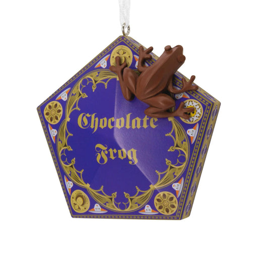 Harry Potter™ Chocolate Frog™ Hallmark resin Christmas ornament featuring the iconic Wizarding World candy