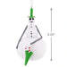 Hallmark Disney Tim Burton's The Nightmare Before Christmas Snowman Jack Skellington ornament featuring Jack dressed as a snowman, spooky festive collectible Christmas tree decoration.