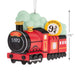 Hallmark Harry Potter Hogwarts Express ornament featuring the iconic red magical train from the Wizarding World, collectible Christmas tree decoration for Harry Potter fans.