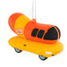 This Hallmark Oscar Mayer™ The Wienermobile® Shatterproof Hallmark Ornament brings a fun and nostalgic touch to your holiday décor with a collectible design inspired by the iconic American food truck. 