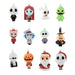 Hallmark Disney Tim Burton’s The Nightmare Before Christmas countdown calendar with 12 miniature shatterproof character ornaments, each 1.75 inches high with hanger attachments.
