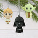 Hallmark Star Wars™ countdown calendar with 12 miniature shatterproof character and droid Christmas ornaments, each 1.75 inches high with hanger attachments.