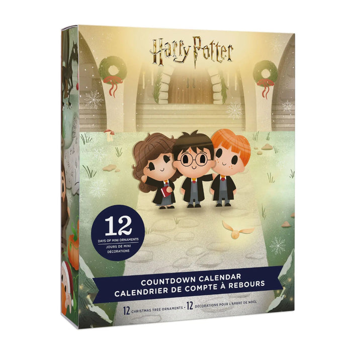 Harry Potter countdown calendar box with 12 miniature Christmas ornaments