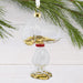 Hallmark Peanuts Snoopy confetti glass Christmas ornament