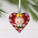 Hallmark Elf Buddy the Elf candy cane wreath blown glass Christmas ornament