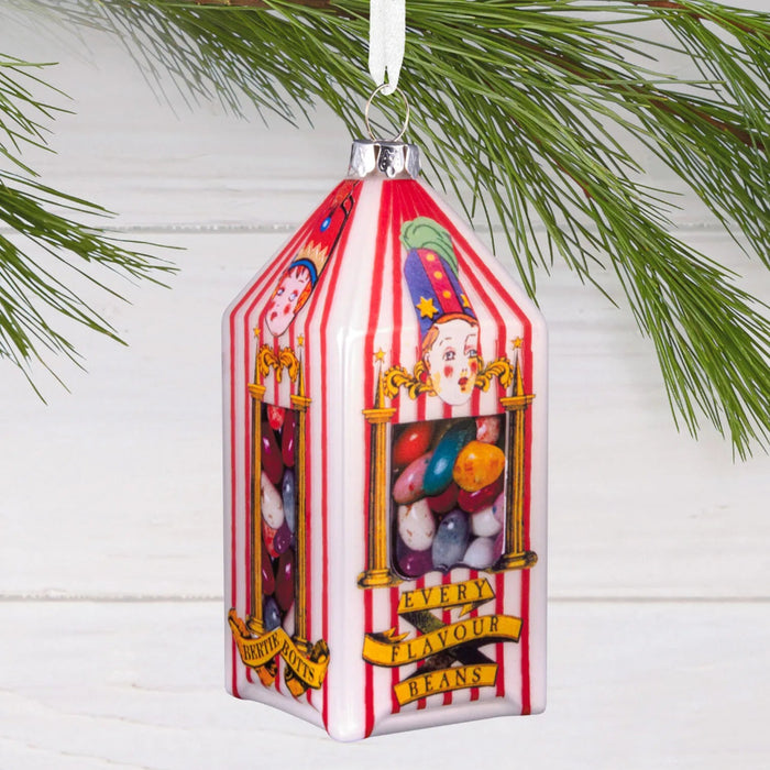 Hallmark Harry Potter Bertie Bott's Every Flavour Beans blown glass Christmas ornament