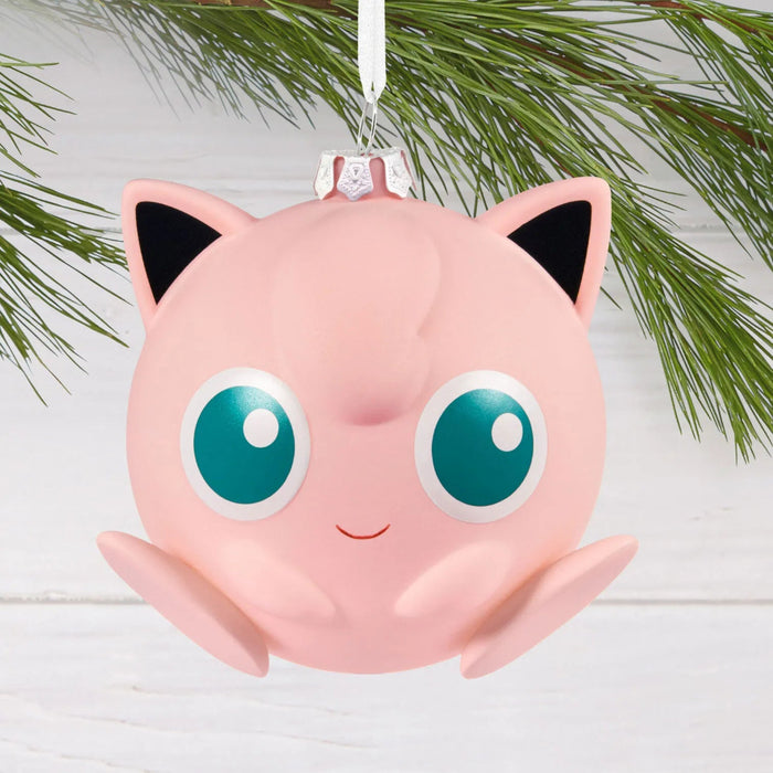 Hallmark Pokémon Jigglypuff blown glass Christmas tree ornament