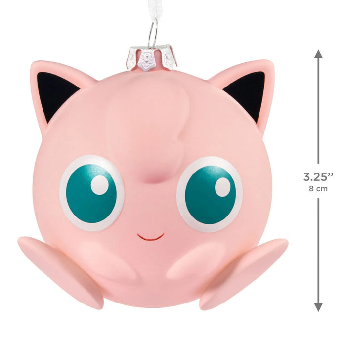 Hallmark Pokémon Jigglypuff blown glass Christmas tree ornament