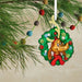 Hallmark Dr. Seuss How the Grinch Stole Christmas Max in wreath blown glass Christmas ornament