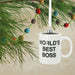 Hallmark The Office Michael Scott World's Best Boss coffee mug blown glass Christmas ornament