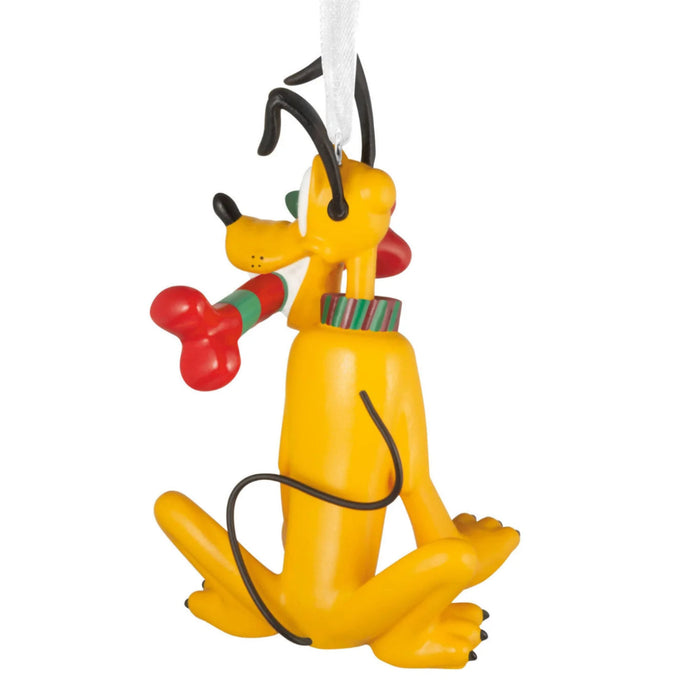 Disney Pluto With Dog Bone Hallmark Christmas ornament featuring Pluto holding a dog bone