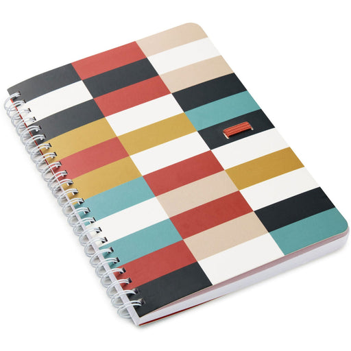 Bold Bricks Spiral Journal Notebook