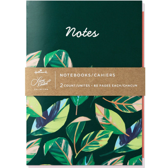 Lacey Chabert Collection Leaf Pattern and Butterfly Notebooks