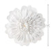 Ivory flower gift bow, 4.6" diameter