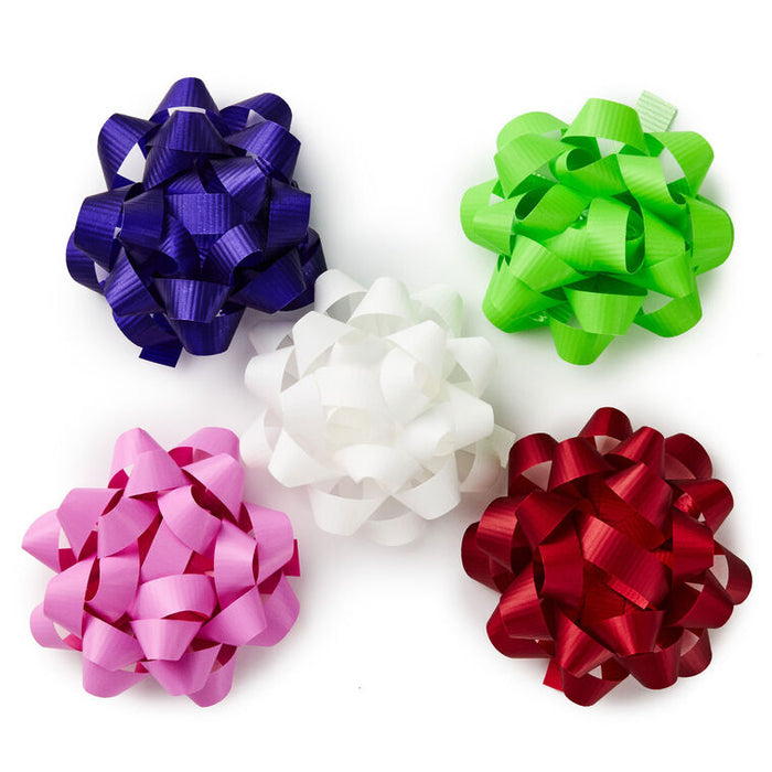Hallmark : 3.5" Assorted Bright Colors 10-Pack Gift Bows
