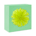 7" Yellow Looped Pom-Pom Gift Bow