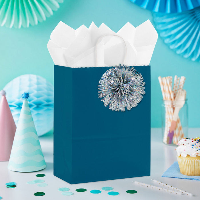 Hallmark : 5" Silver Holographic Gift Bow
