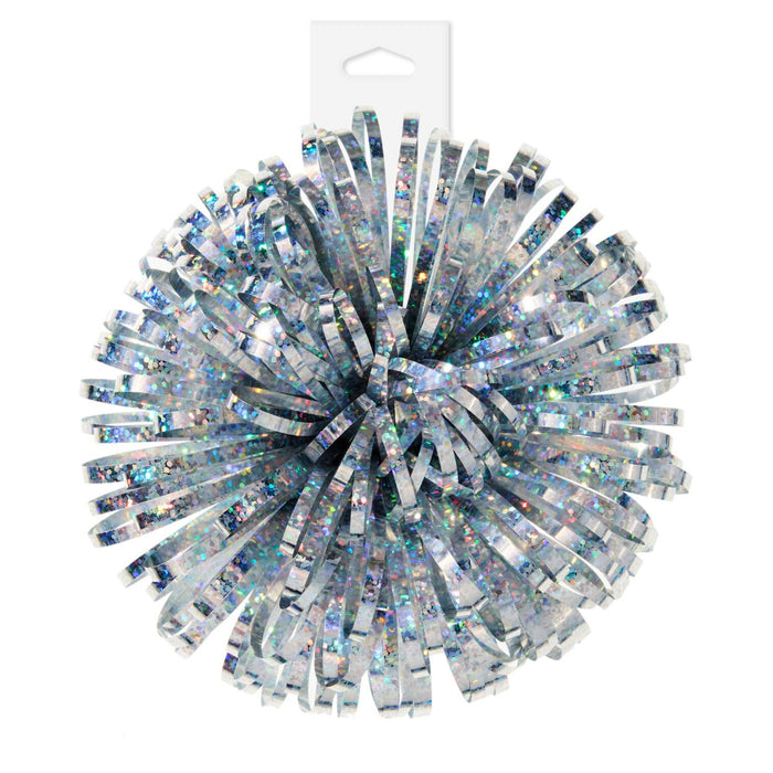 Hallmark : 5" Silver Holographic Gift Bow