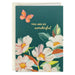 Greeting card with floral design and butterfly, featuring text 'You are so wonderful', on a white background.