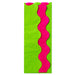 Four‑sheet tissue paper pack with two solid fuchsia sheets and two solid citrus‑green sheets