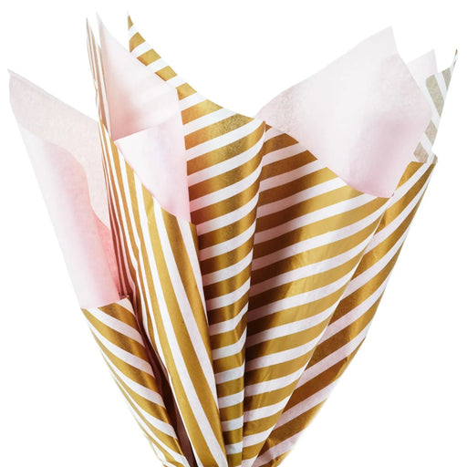Hallmark feminine pink and gold tissue paper for special occasions