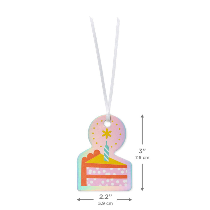 Cake and Candle Die-Cut Gift Tag
