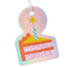 Cake and Candle Die-Cut Gift Tag
