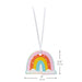 Hallmark : Rainbow on Clouds Die Cut Gift Tag